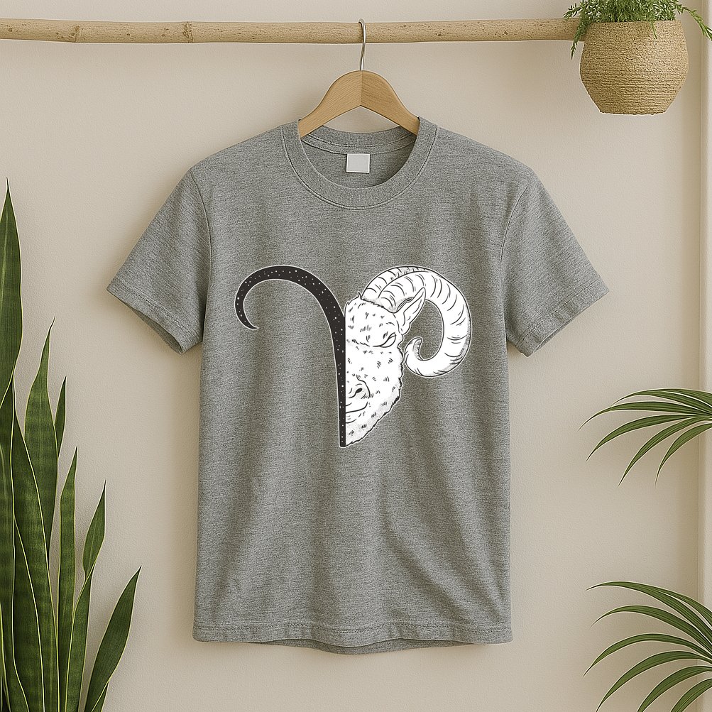 Aries Zodiac Symbol Birthday Gift T-Shirt