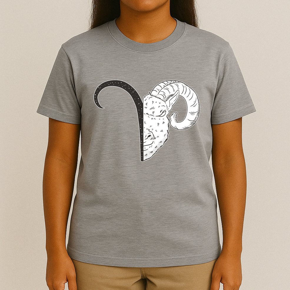 Aries Zodiac Symbol Birthday Gift T-Shirt