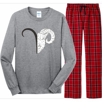 Aries Zodiac Symbol Birthday Gift Long Sleeve Pajama Set