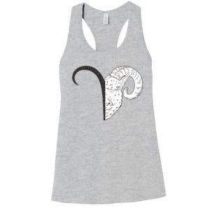 Aries Zodiac Symbol Birthday Gift Women's Racerback Tank