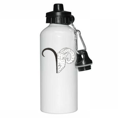 Aries Zodiac Symbol Birthday Gift Aluminum Water Bottle