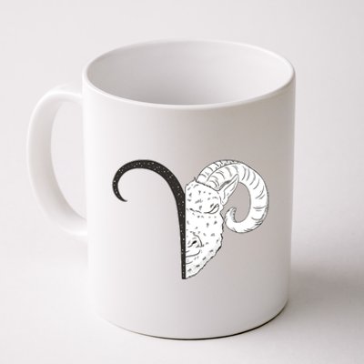 Aries Zodiac Symbol Birthday Gift Coffee Mug