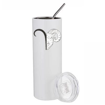 Aries Zodiac Symbol Birthday Gift Stainless Steel Tumbler