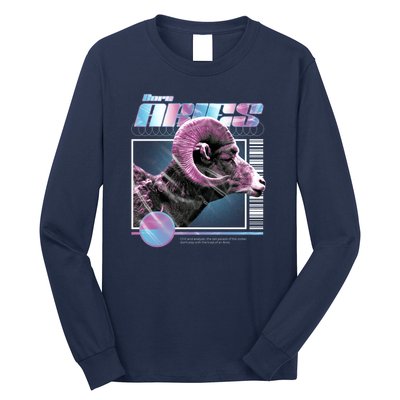 Aeries Zodiac Sign Long Sleeve Shirt
