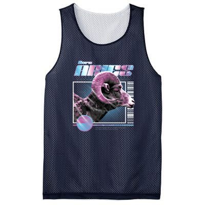 Aeries Zodiac Sign Mesh Reversible Basketball Jersey Tank