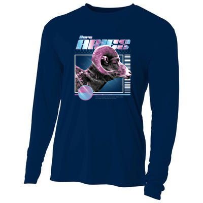 Aeries Zodiac Sign Cooling Performance Long Sleeve Crew