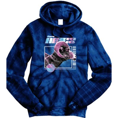 Aeries Zodiac Sign Tie Dye Hoodie