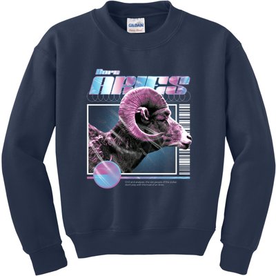 Aeries Zodiac Sign Kids Sweatshirt