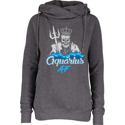 Aquarius Zodiac Sign Horoscope Astrology Funny Gift Womens Funnel Neck Pullover Hood