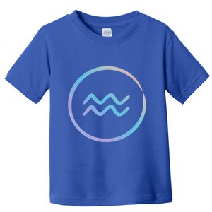 Aquarius Zodiac Symbol Grunge Astrology Horoscope Aquarius Gift Toddler T-Shirt