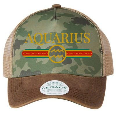 Aquarius Zodiac Sign Astrology Horoscope Fashion Legacy Tie Dye Trucker Hat