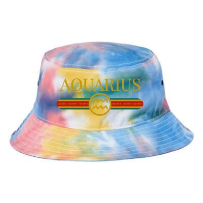 Aquarius Zodiac Sign Astrology Horoscope Fashion Tie Dye Newport Bucket Hat