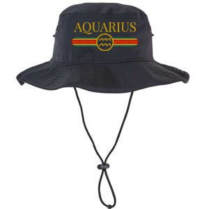 Aquarius Zodiac Sign Astrology Horoscope Fashion Legacy Cool Fit Booney Bucket Hat