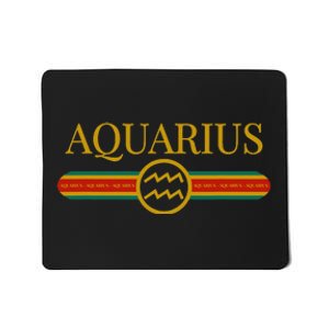 Aquarius Zodiac Sign Astrology Horoscope Fashion Mousepad