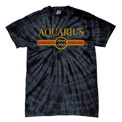 Aquarius Zodiac Sign Astrology Horoscope Fashion Tie-Dye T-Shirt