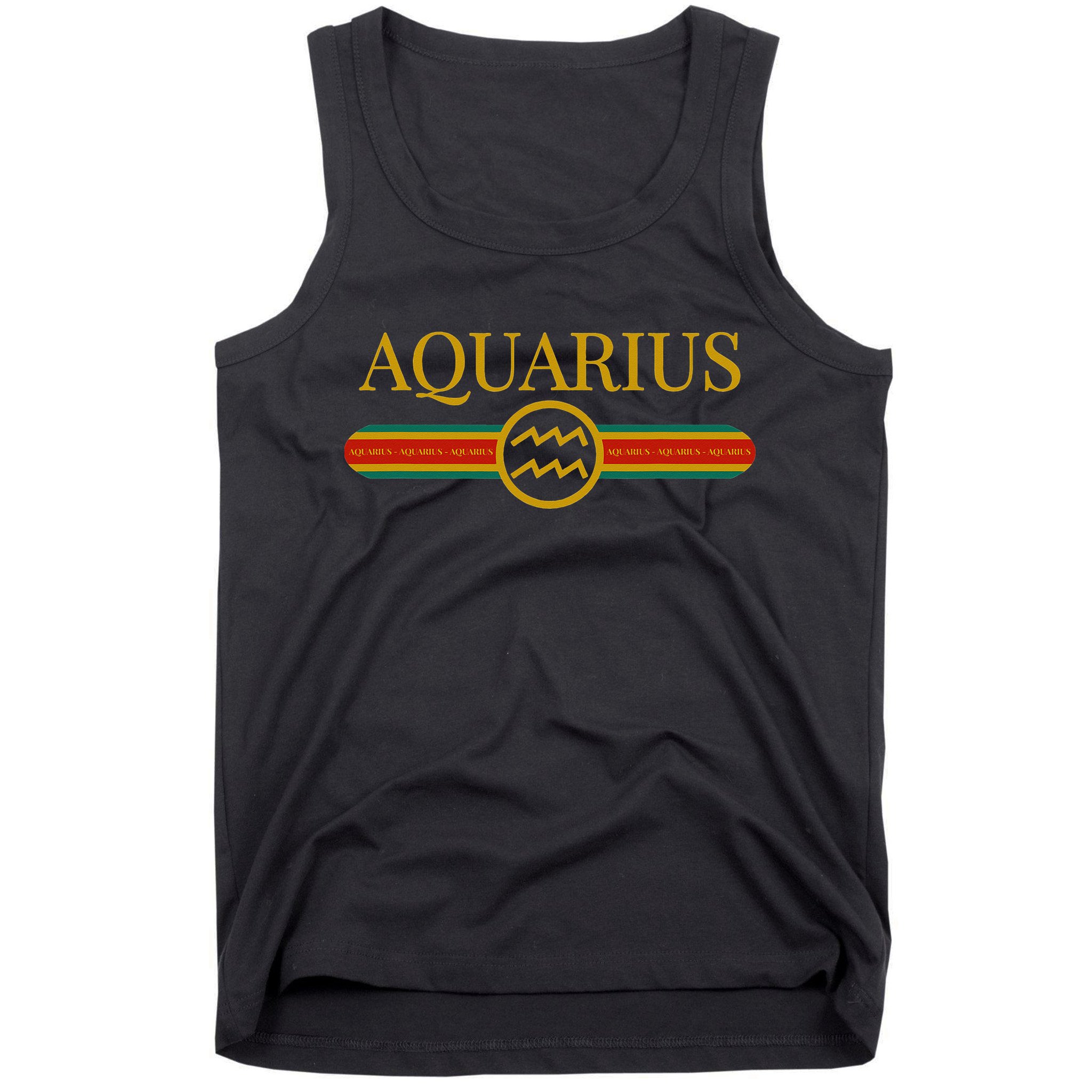 Aquarius Zodiac Sign Astrology Horoscope Fashion Tank Top