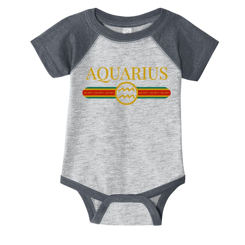 Aquarius Zodiac Sign Astrology Horoscope Fashion Infant Baby Jersey Bodysuit