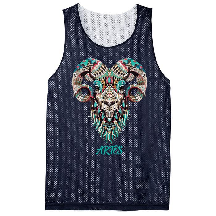 Aries Zodiac Sign Astrology March April Birthday Mesh Reversible Basketball Jersey Tank