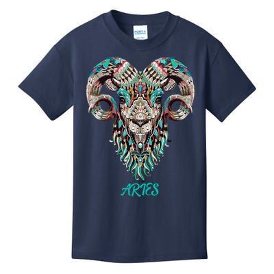 Aries Zodiac Sign Astrology March April Birthday Kids T-Shirt
