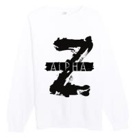 Alpha Z teen rock band merchandise  Premium Crewneck Sweatshirt