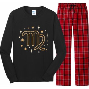 Astrology Zodiac Virgo Horoscope Birthday Cute Gift Long Sleeve Pajama Set