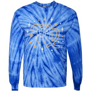 Astrology Zodiac Virgo Horoscope Birthday Cute Gift Tie-Dye Long Sleeve Shirt