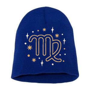 Astrology Zodiac Virgo Horoscope Birthday Cute Gift Short Acrylic Beanie