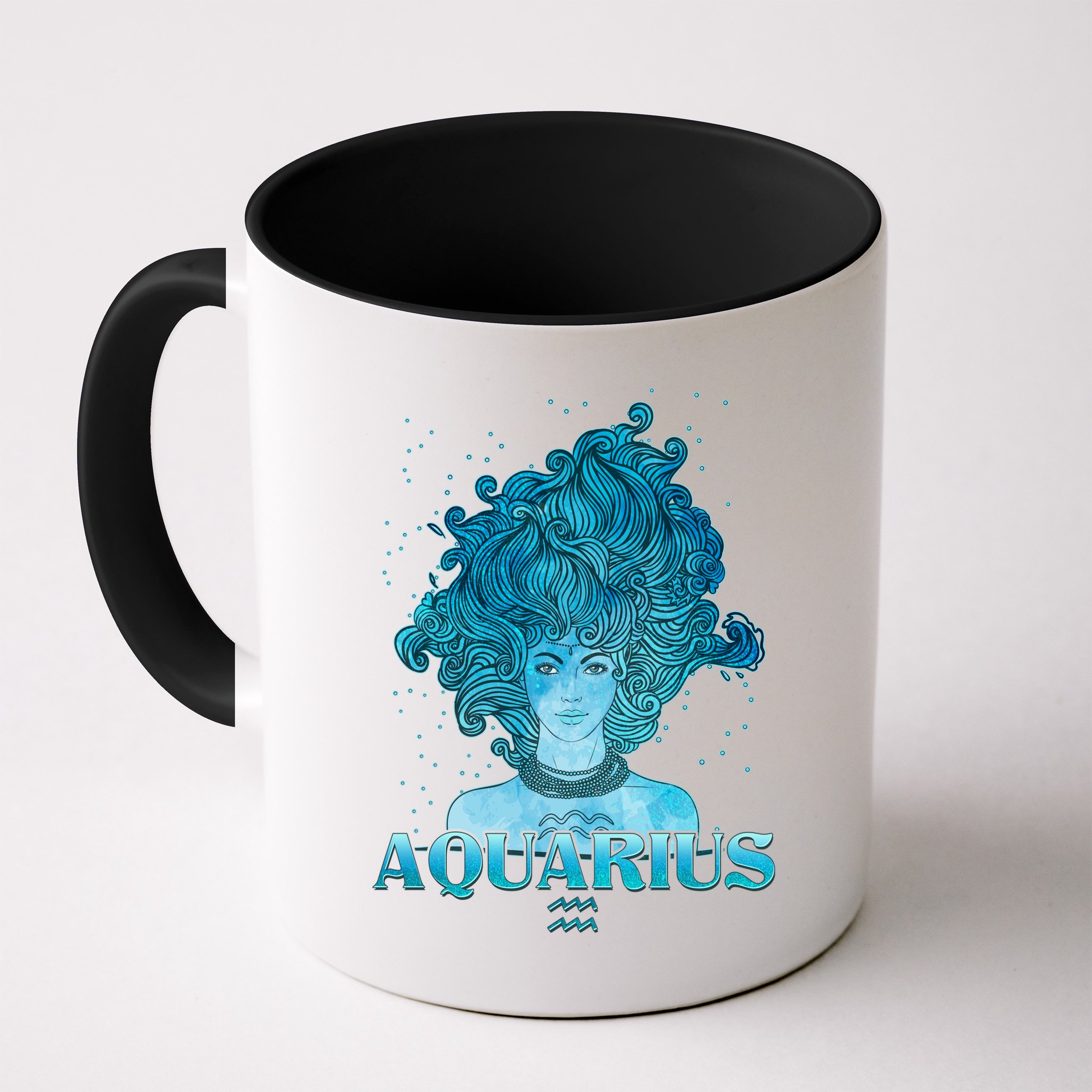 Aquarius Zodiac Woman Mug