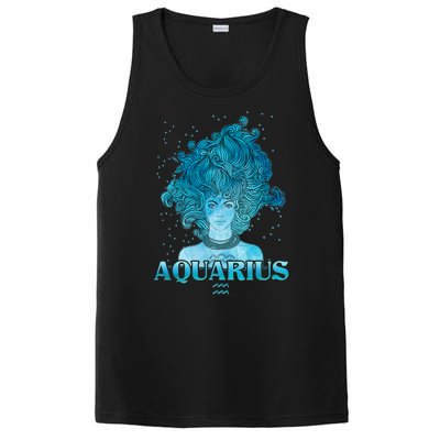 Aquarius Zodiac Woman PosiCharge Competitor Tank