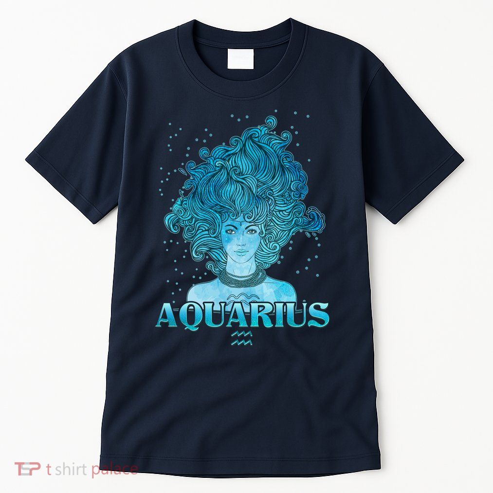 Aquarius Zodiac Woman Tall T-Shirt