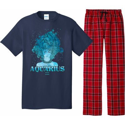 Aquarius Zodiac Woman Pajama Set