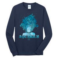 Aquarius Zodiac Woman Tall Long Sleeve T-Shirt