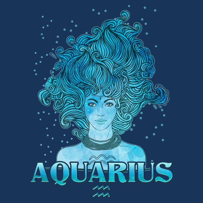 Aquarius Zodiac Woman Visor