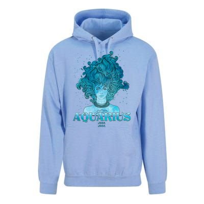 Aquarius Zodiac Woman Unisex Surf Hoodie