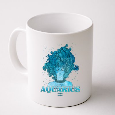 Aquarius Zodiac Woman Coffee Mug