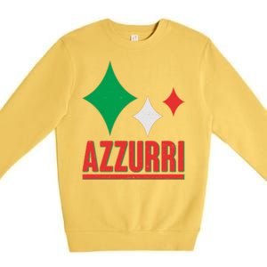 Azzurri Italy Italia Soccer Football 2021 Premium Crewneck Sweatshirt