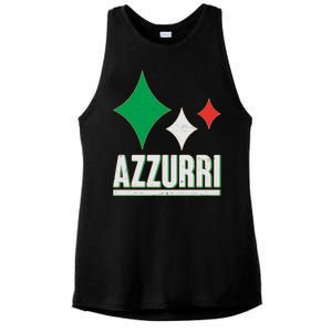 Azzurri Italy Italia Soccer Football 2021 Ladies PosiCharge Tri-Blend Wicking Tank