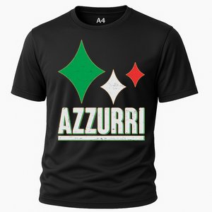 Azzurri Italy Italia Soccer Football 2021 Cooling Performance Crew T-Shirt