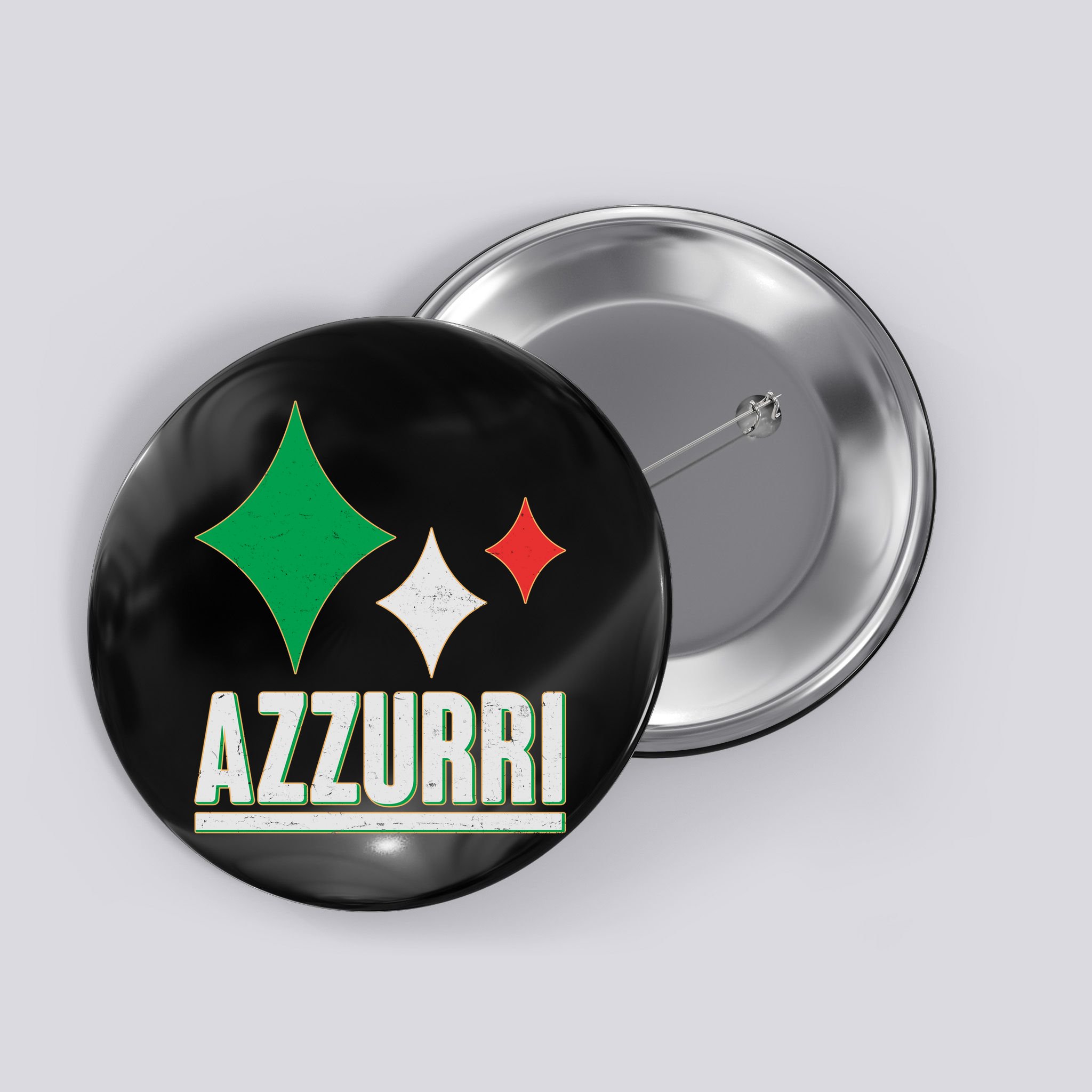 Azzurri Italy Italia Soccer Football 2021 Button