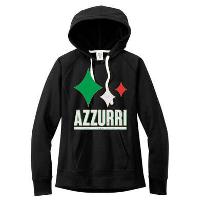 Azzurri Italy Italia Soccer Football 2021 Women's Fleece Hoodie