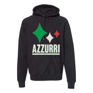 Azzurri Italy Italia Soccer Football 2021 Premium Hoodie