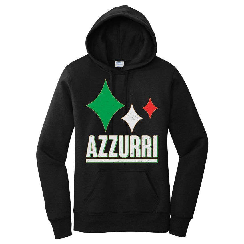 Azzurri Italy Italia Soccer Football 2021 Women's Pullover Hoodie