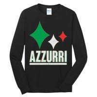 Azzurri Italy Italia Soccer Football 2021 Tall Long Sleeve T-Shirt