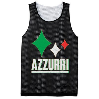 Azzurri Italy Italia Soccer Football 2021 Mesh Reversible Basketball Jersey Tank