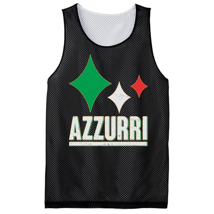 Azzurri Italy Italia Soccer Football 2021 Mesh Reversible Basketball Jersey Tank