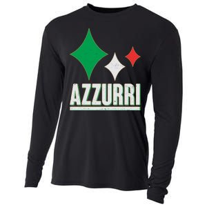 Azzurri Italy Italia Soccer Football 2021 Cooling Performance Long Sleeve Crew