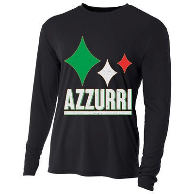 Azzurri Italy Italia Soccer Football 2021 Cooling Performance Long Sleeve Crew