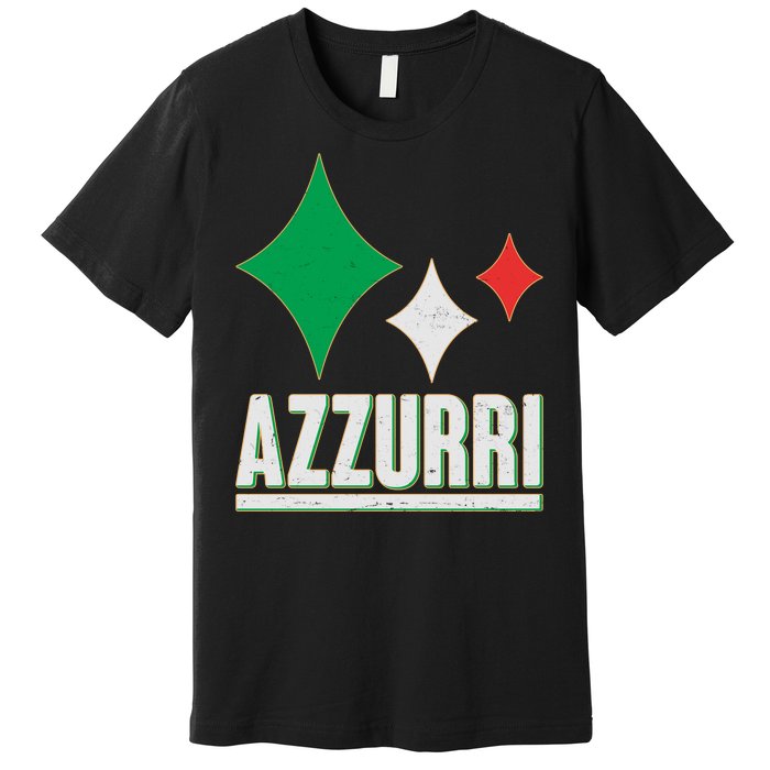 Azzurri Italy Italia Soccer Football 2021 Premium T-Shirt