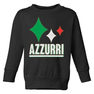 Azzurri Italy Italia Soccer Football 2021 Toddler Sweatshirt