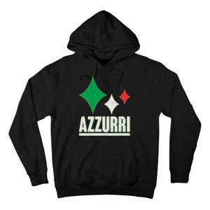 Azzurri Italy Italia Soccer Football 2021 Tall Hoodie